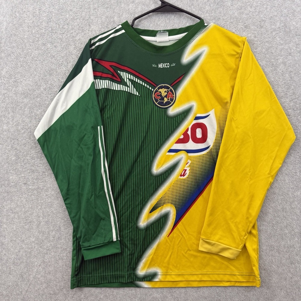 Vintage Mexico X Club America Soccer Jersey Jorge Campos Graphic All over Print